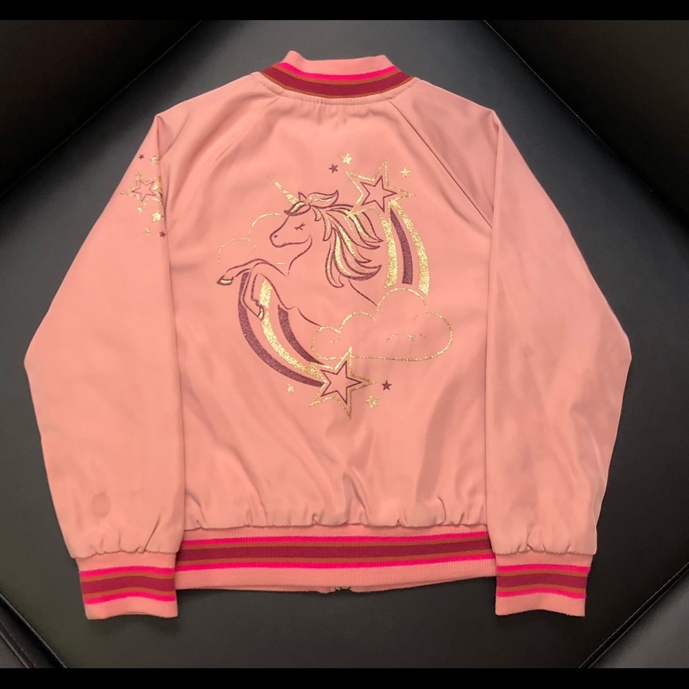 Super Cute Reversible Toddler Girls Jacket